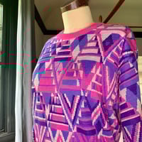 Image 2 of Meister Hagemeister Geometric Sweater Medium