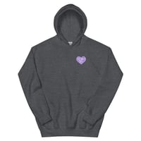 Image 11 of HOT GIRLS HAVE HEART HOODIE - PURPLE