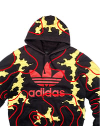 Image 8 of Reworked Cracky Flow Adidas Hoodie Size M