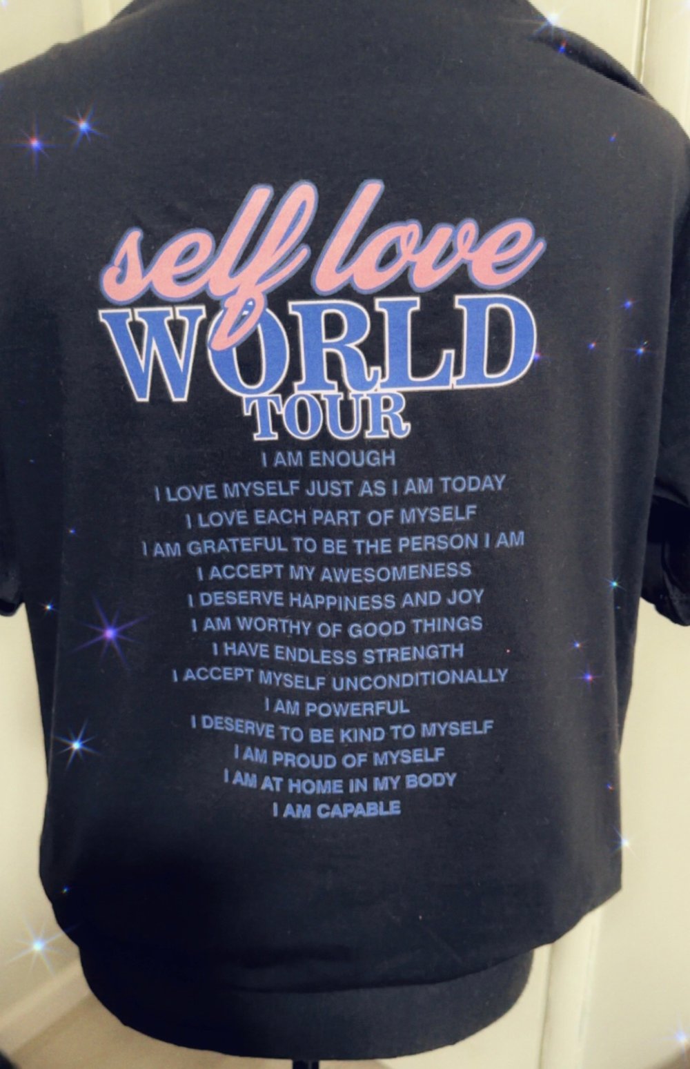 Image of Self love world tour unisex tee