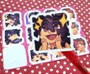 Image of ClawShot emoji sticker sheet