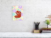 Image 2 of Red Panda Print