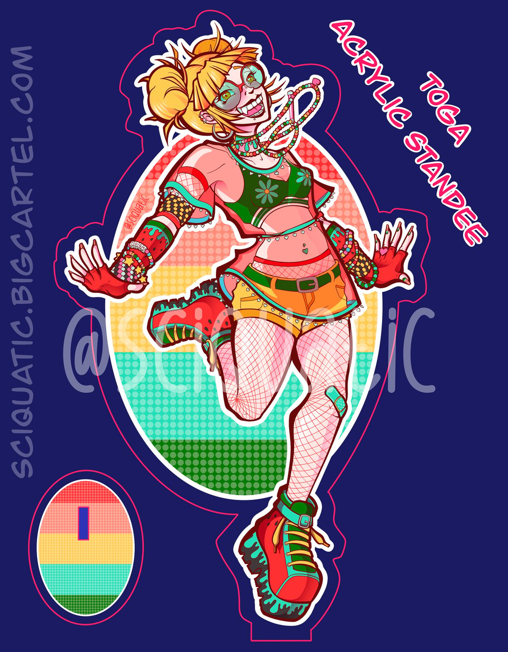 Image of Watermelon Toga Acrylic Standee