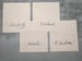 Image of Place cards - set of 12