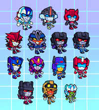 Image 2 of SPRING PREORDER Bite-Size Bots Mini Charms!