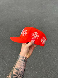 Image 6 of  ORANGE WHITE NEW YORK YANKEES CUSTOM SNAPBACK HAT