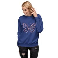 Image 20 of women's Premium Sweatshirt (Butterfly)