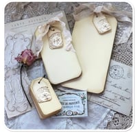 Image 2 of handmade luggage tags set of 10