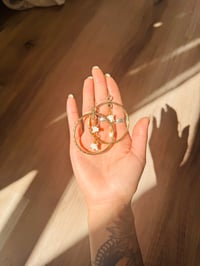 Image 1 of Snake Vertebrae hoops