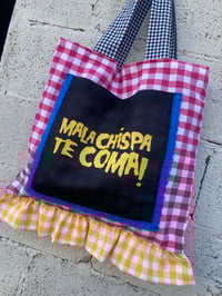 Image 4 of Bolsiña feita a man. MALA CHISPA TE COMA! Deseño exclusivo!