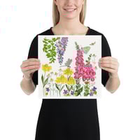 Image 9 of Foxglove Garden- Poster Print