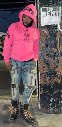 Image 3 of GIGPS VERSACE PINK ALMIGHTY HOODIE