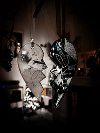 Image 1 of Broken Heart Christmas Decoration