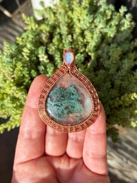 Moss agate x Ethiopian Opal