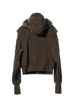 Image of EQUALNEAR - Phantom Zip Hoodie (Olive)