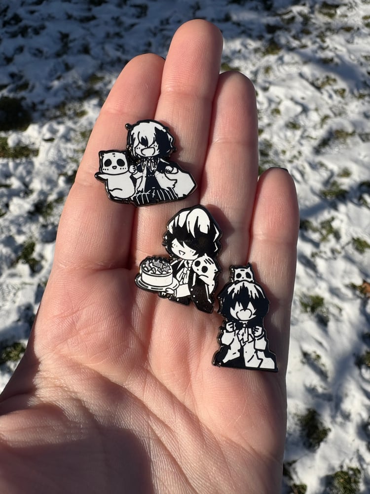 Image of BSD Poe Gasha Enamel Pin