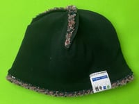 Image 6 of NAVY AND PEACH KNIT BEANIE