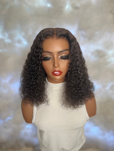 Image of MyFirst Wig 13x6 lace 14 Inch Curly Bob ( Freshly Washed )