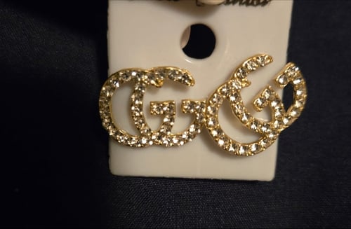 Image of Double GG Earrings (Regular Gold)