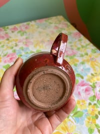 Image 5 of red amaryllis teacup