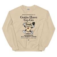 Image 3 of LOVEDCGOGO "GOTTA HAVE GOGO" Unisex Sweatshirt (see color options)