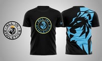 All In Blue Lion Short Sleeve