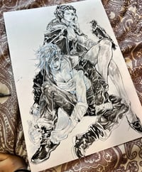 Original Art Arcane -Caitlyn Kiramman and Vi // Angela Wu