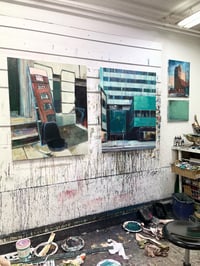 Image 7 of Painting / maleri / "København – Malerdrømme og tankestreger – Storskrald" / 80x100 cm