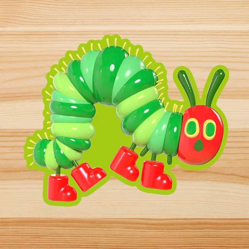 Image of [PREORDER] HUNGRY CATERPILLAR STICKER