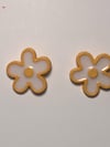 Cartoonish flower earrings