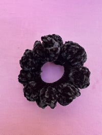 Image 3 of Crochet Velvet Scrunchie