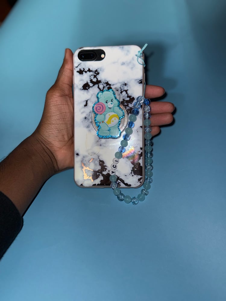 Image of Beaded & Letter Phone Accesory ❄️🎄