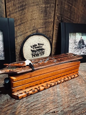 Image of Macassar Ebony/Mahogany with Snakewood inlay