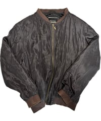 Image 2 of Amore Silk Bomber Jacket grey