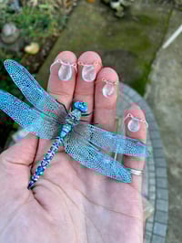 Image 5 of Simple Aquamarine Gem Drop Necklace