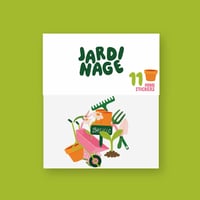 Image 1 of Stickers holographiques Jardinage