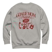 Image 3 of Goalie Mom Prayer Group Pocket Logo Crewneck