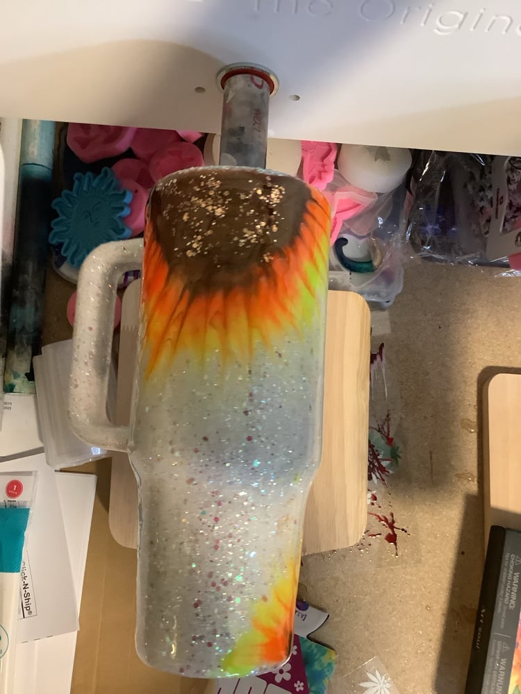 Image of 40oz Sunflower Glitter