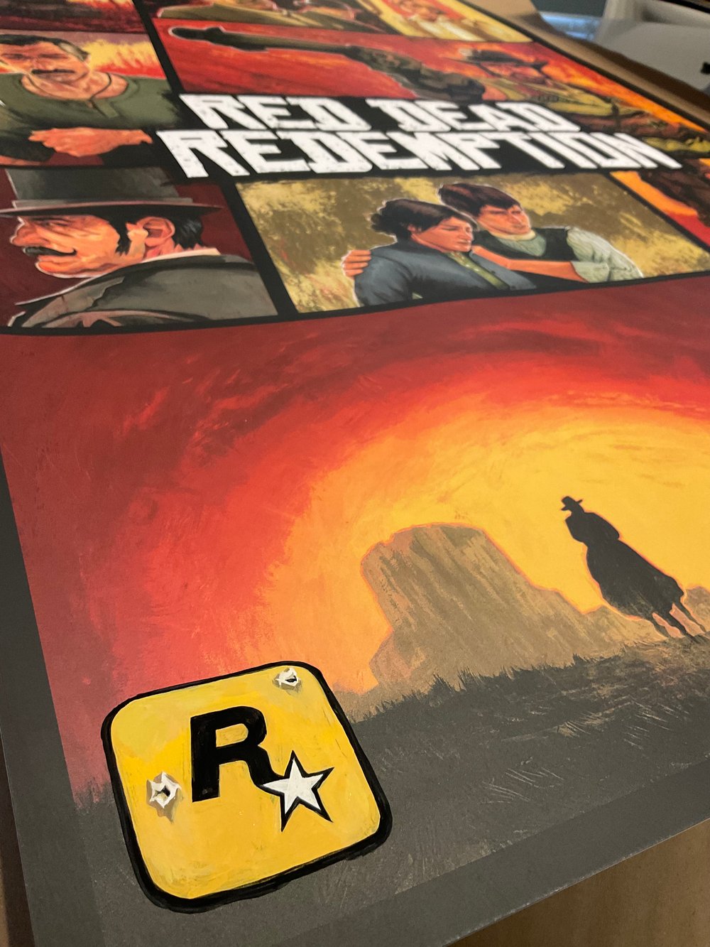 Red Dead Redemption 24x36" Screen Print Artist Proof