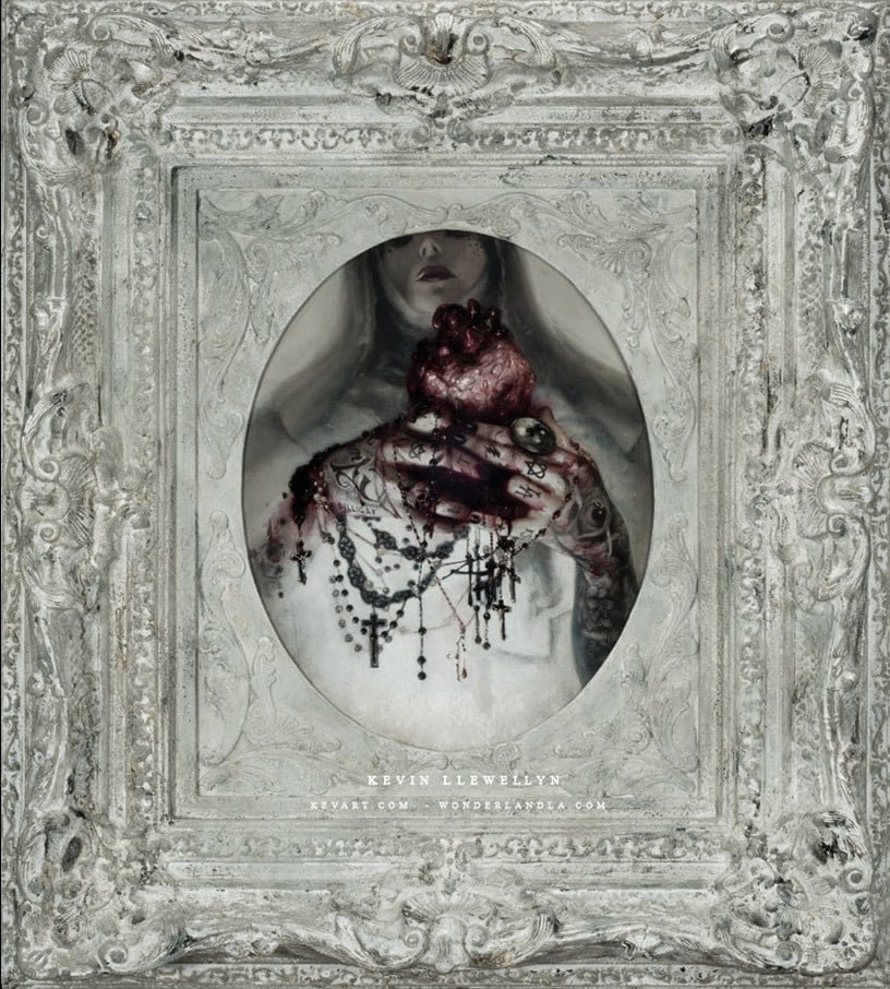 Image of ‘KAT VON D - BLOOD ROSARIES’ - 22 x 17” - LIMITED EDITION MUSEUM ARCHIVAL PRINT