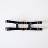 The Noir/Bordeaux Thigh Garter