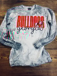 Color Blast Bulldogs Crewneck Sweatshirt