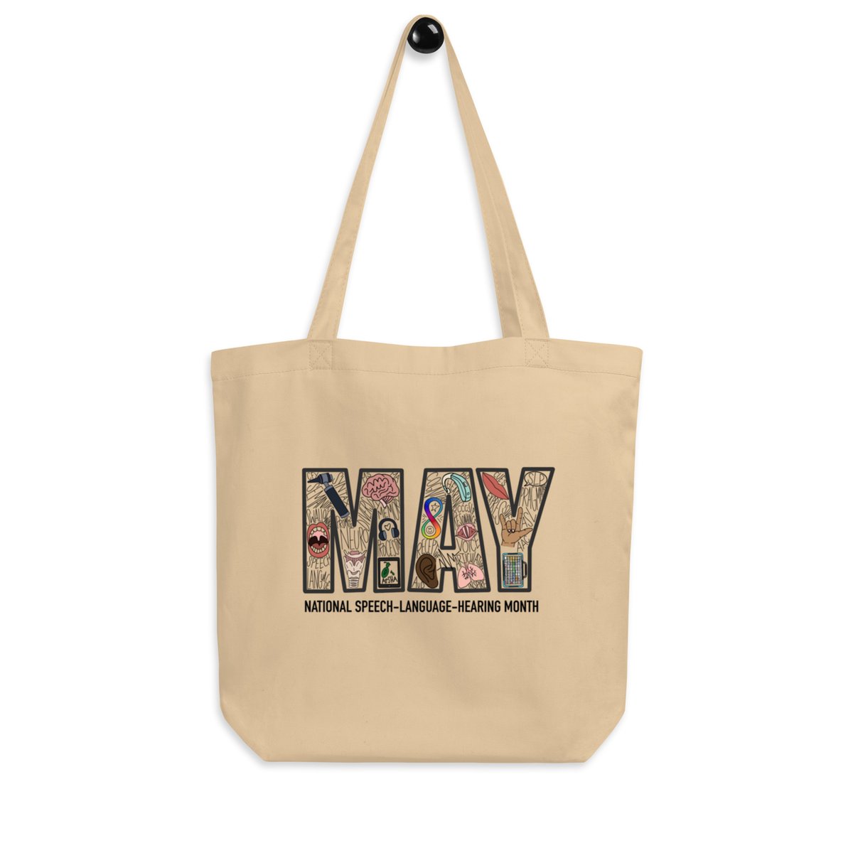 Image of Speech-Language-Hearing Month Eco Tote Bag