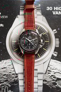 Image 1 of Classic Italian Calf watch band - Cherry Burl