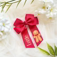 Image 4 of Christmas Bows- Red