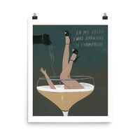 Image 1 of DROWNING IN CHAMPAGNE POSTER
