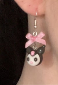 Image 3 of Kuromi earrings