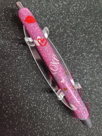Image 2 of Pink Heart Gel Pen