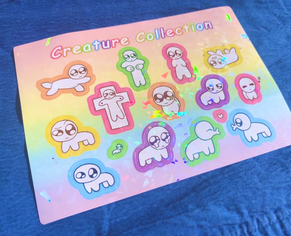 Creature Collection Sticker Sheet