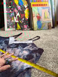 Image 7 of “interstellar” up-cycled slip dress (XXL)